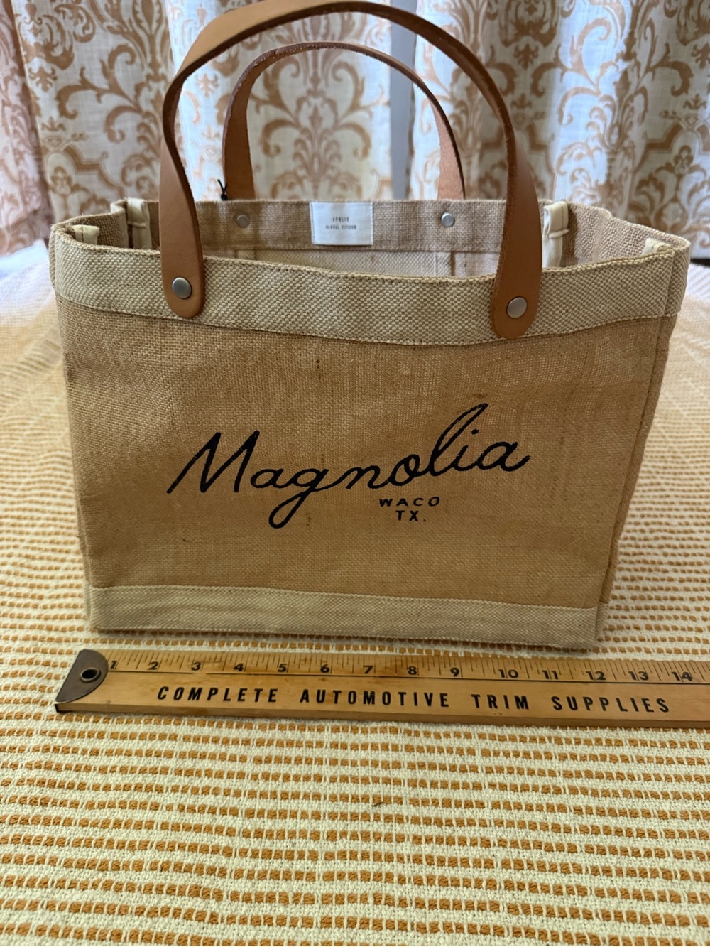 The Magnolia Script Market Tote. NWT - Picture 2 of 15